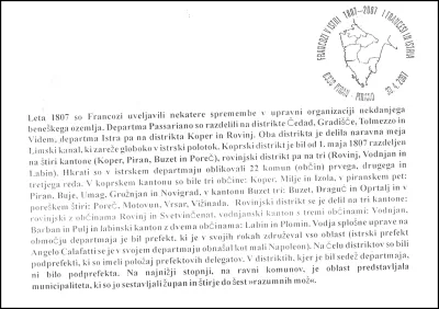 FRANCOZI V ISTRI - I FRANCESI IN ISTRIA 1806 - 2007